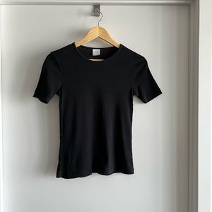 KOTN tee in black, size large